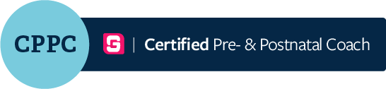 Certified Pre and Postnatal Coach badge
